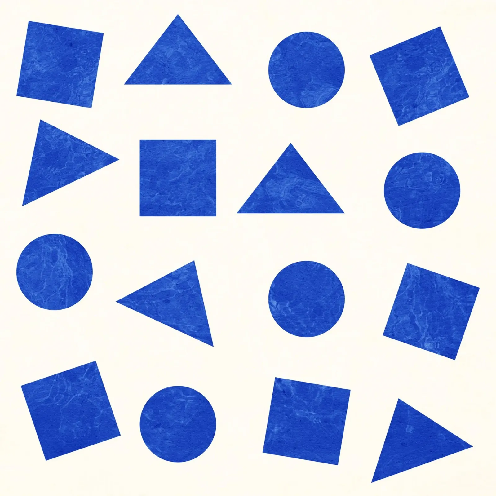 Blu semplice poster con telaio in plastica da lovely lines