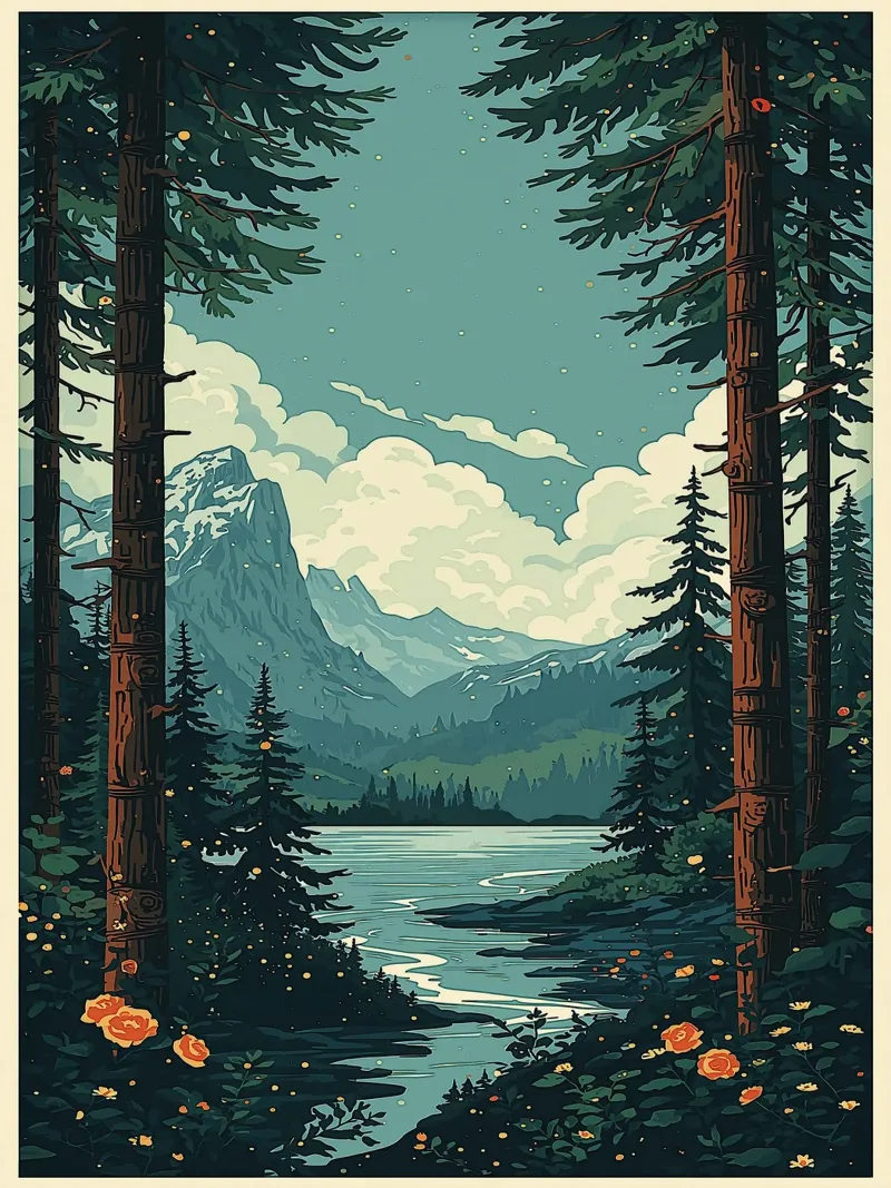 Sussurri dei pini poster da van hellen