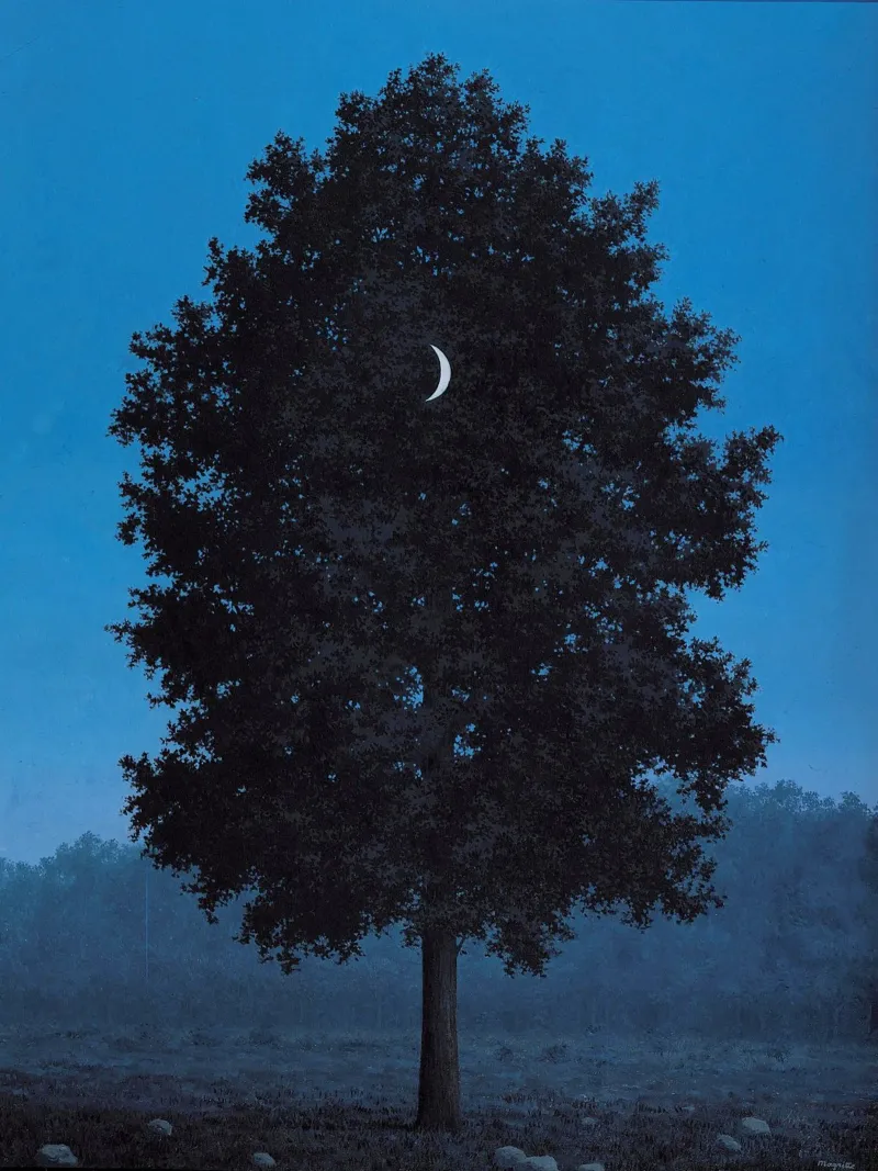 16 settembre Magritte poster con telaio in plastica da Classic Art Prints