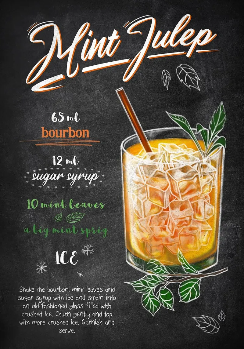 Como Julep lienzo con Marco flotante de mesa