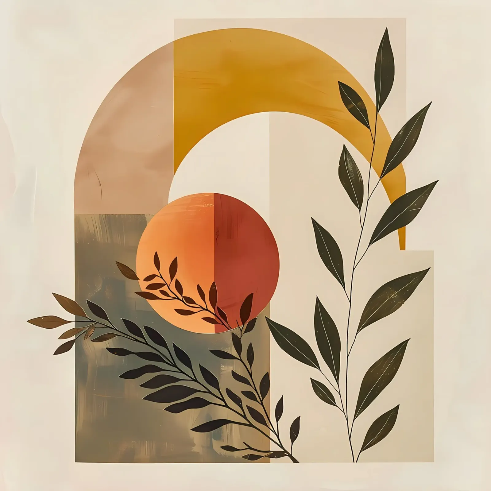 Composizione botanica semplice carta hahnemühle da LaylaOzHome