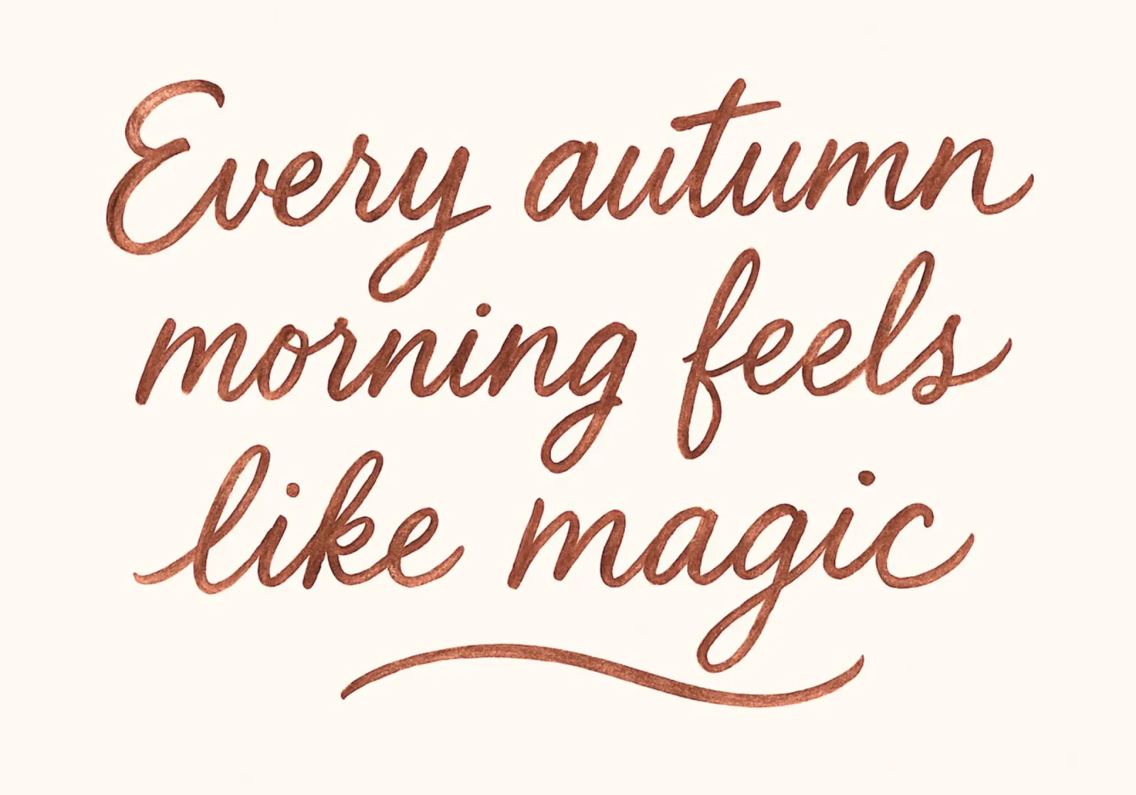 "Autumn Feels Like Magic" - Gemütliches Herbst-Zitat Leinwand mit Schattenfugenrahmen von vintagepod