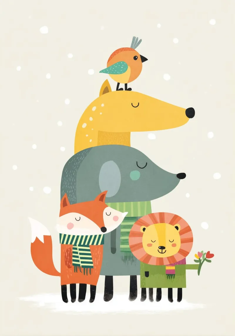 Winter Hugs poster da Kiara