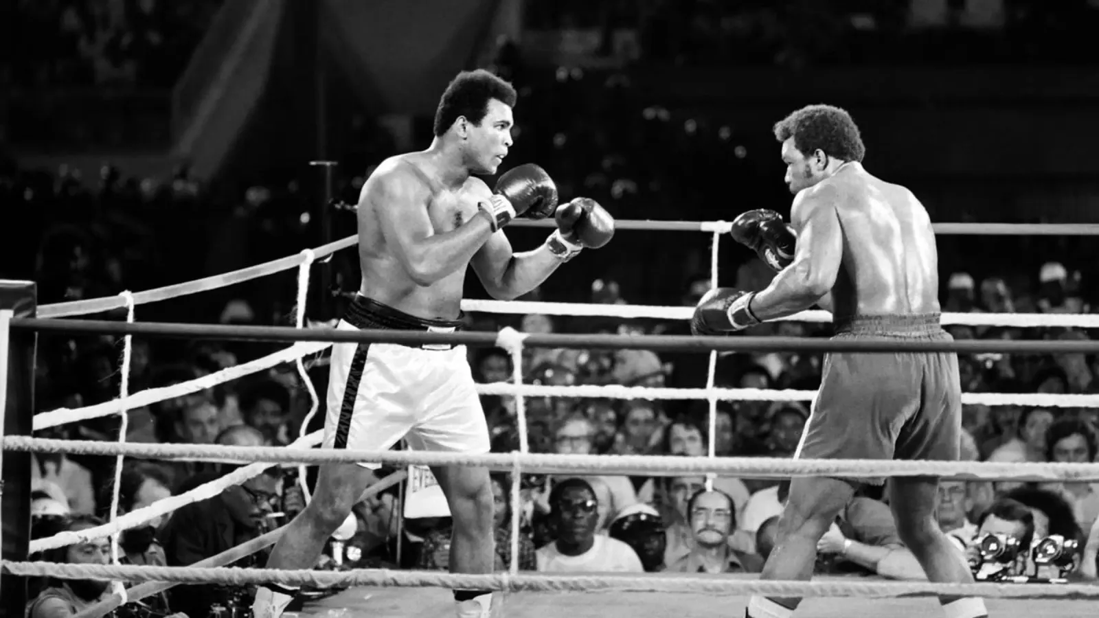 Mohammed Ali vs George Foreman canvas met Baklijst van tobyrmattie