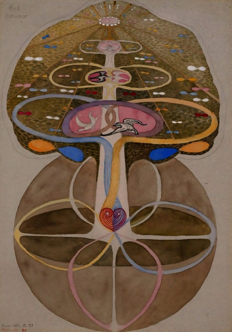 Hilma af Klint - The Tree Of Knowledge No .1 canvas by William Store