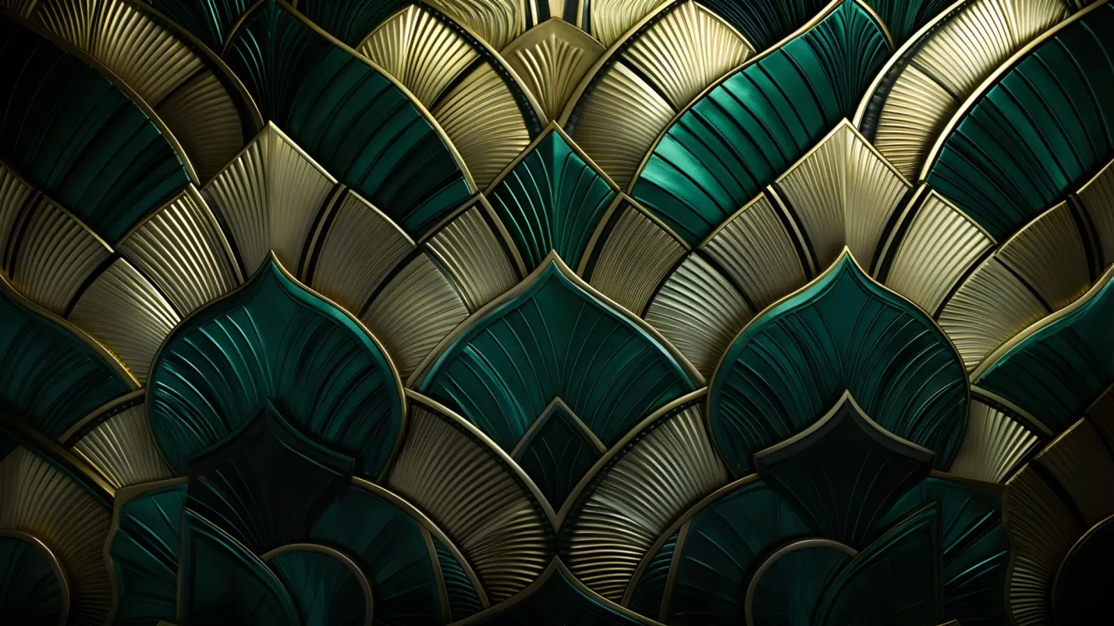 Art Deco 01 pellicola backlit da M-Ulrich-Digital Art