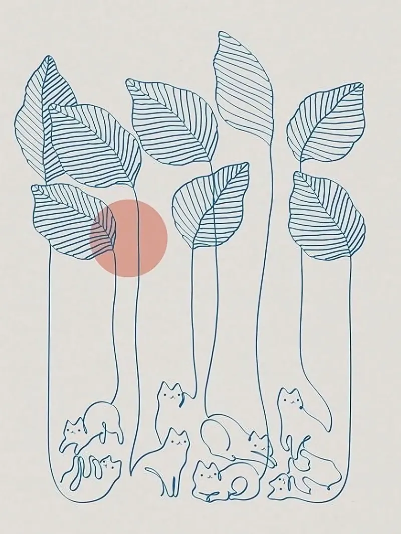 line of cat and branch alluminio dibond da comura