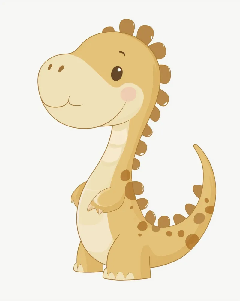 Dino stravagante poster con telaio in plastica da Happy Littles