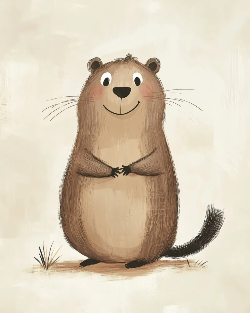 Castoro stravagante poster da Happy Littles