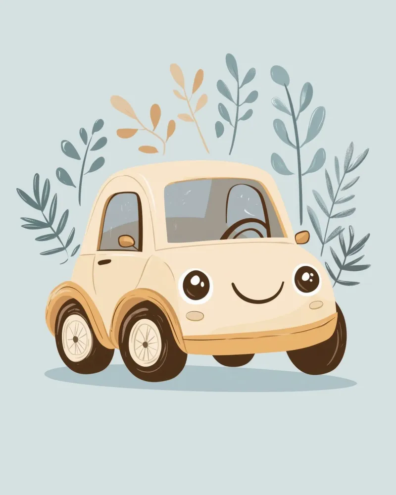Auto stravagante poster da Happy Littles