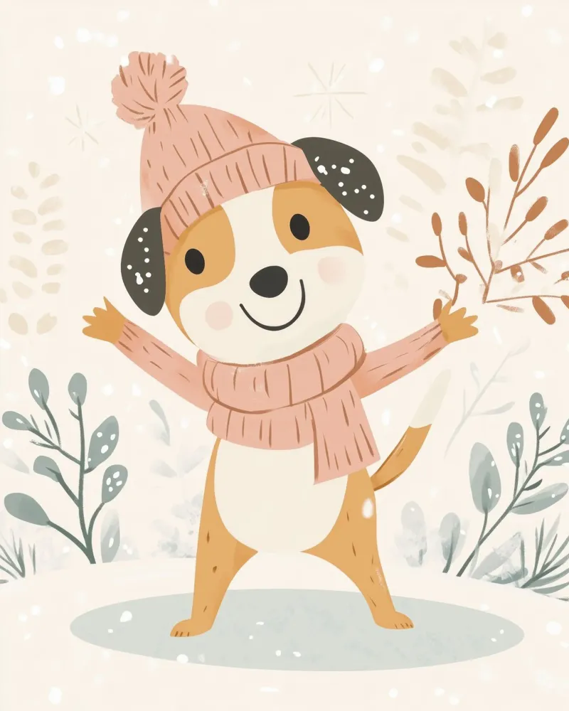 Cane stravagante poster da Happy Littles