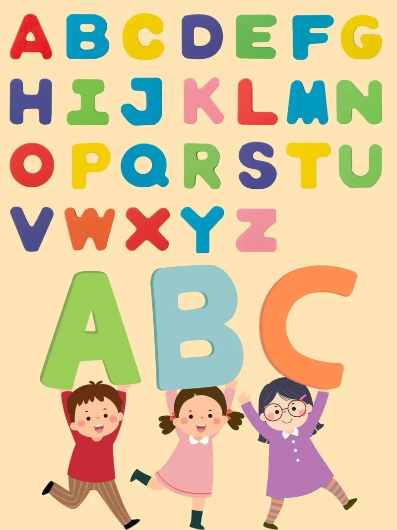 alphabet child poster da Creaton