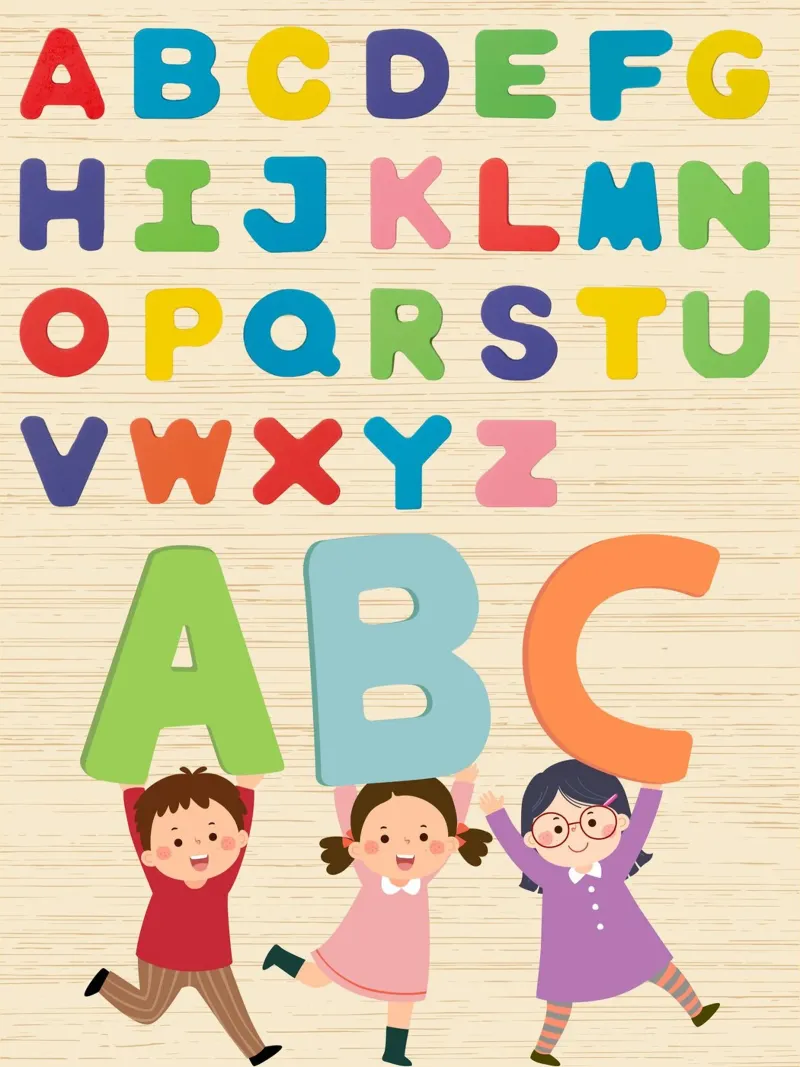 alphabet and ABC poster da Creaton