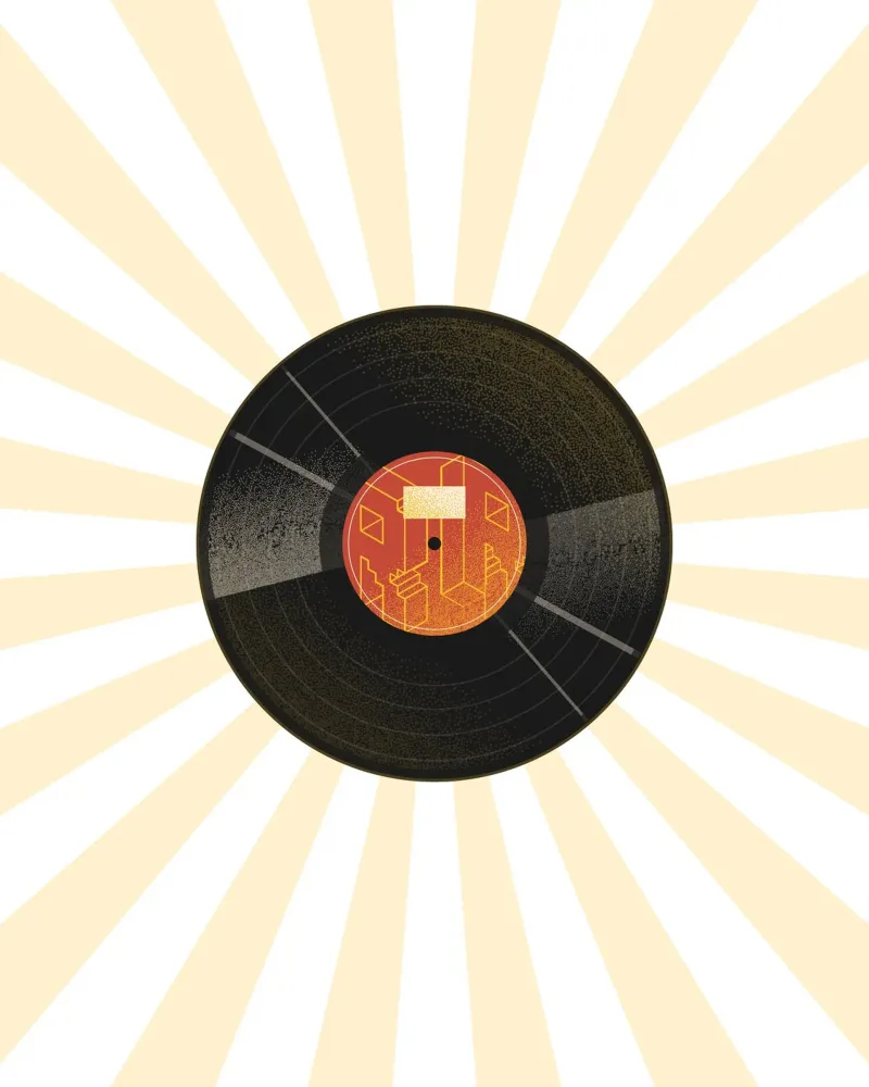 minimal music player canvas met Baklijst van Creaton