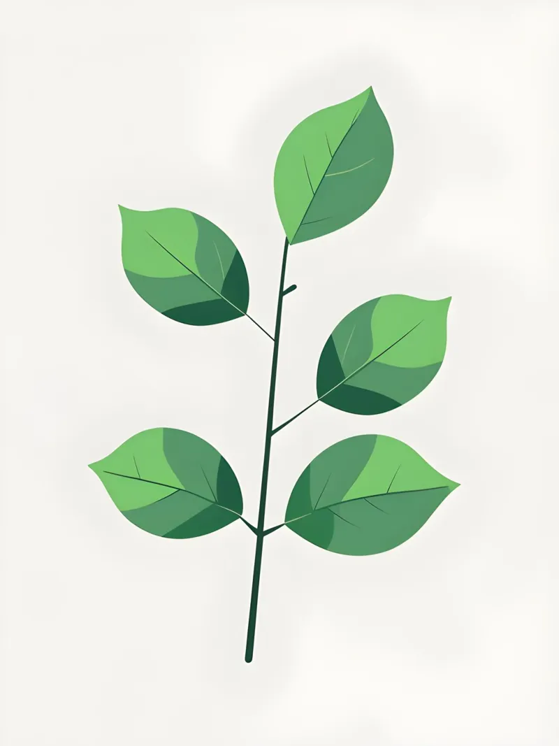 Einfacher Zweig Poster von Botanical Gallery