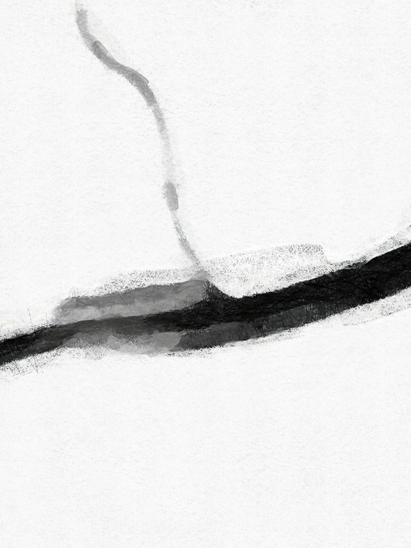 Minimal Monochrome D3 Poster von sabidussi