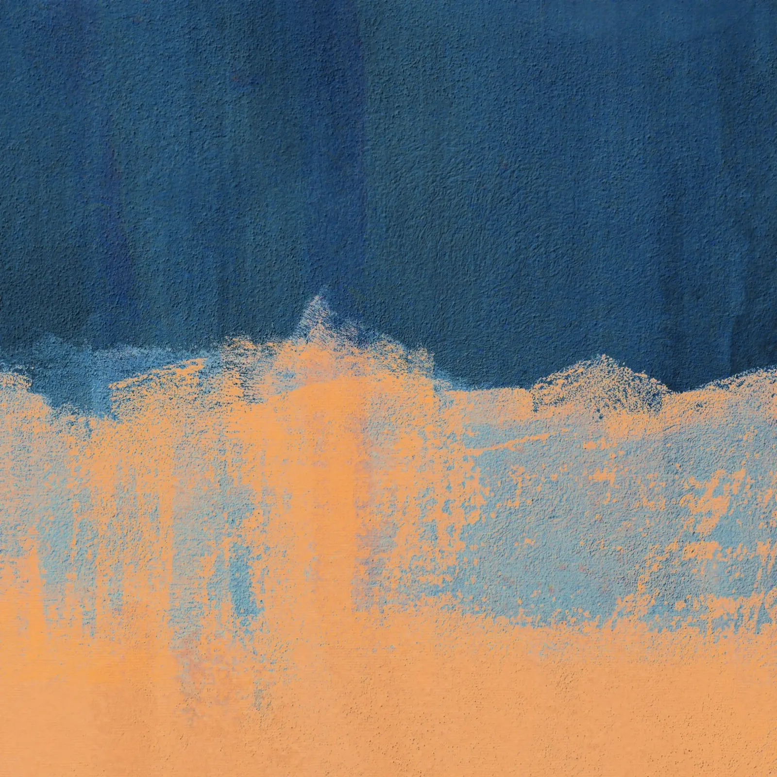 Summer Beach Abstract | Orange Blue pellicola backlit da sabidussi