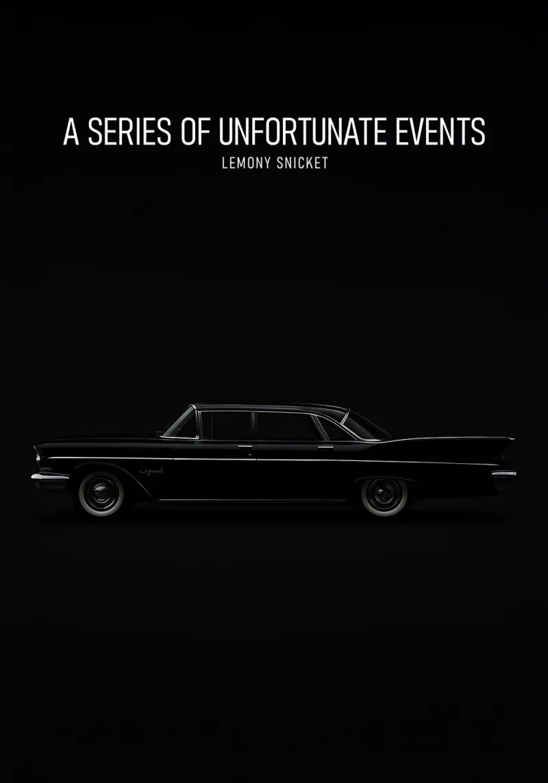 A Series of Unfortunate Events poster con telaio in legno da AlexAuto