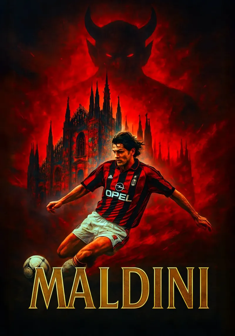 Maldini poster da Cyberpunk Canvas