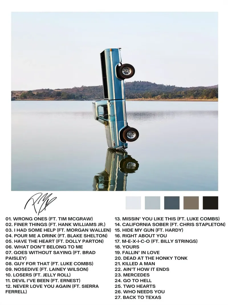 Post Malone F-1 Trillion pellicola backlit da Roronoa7