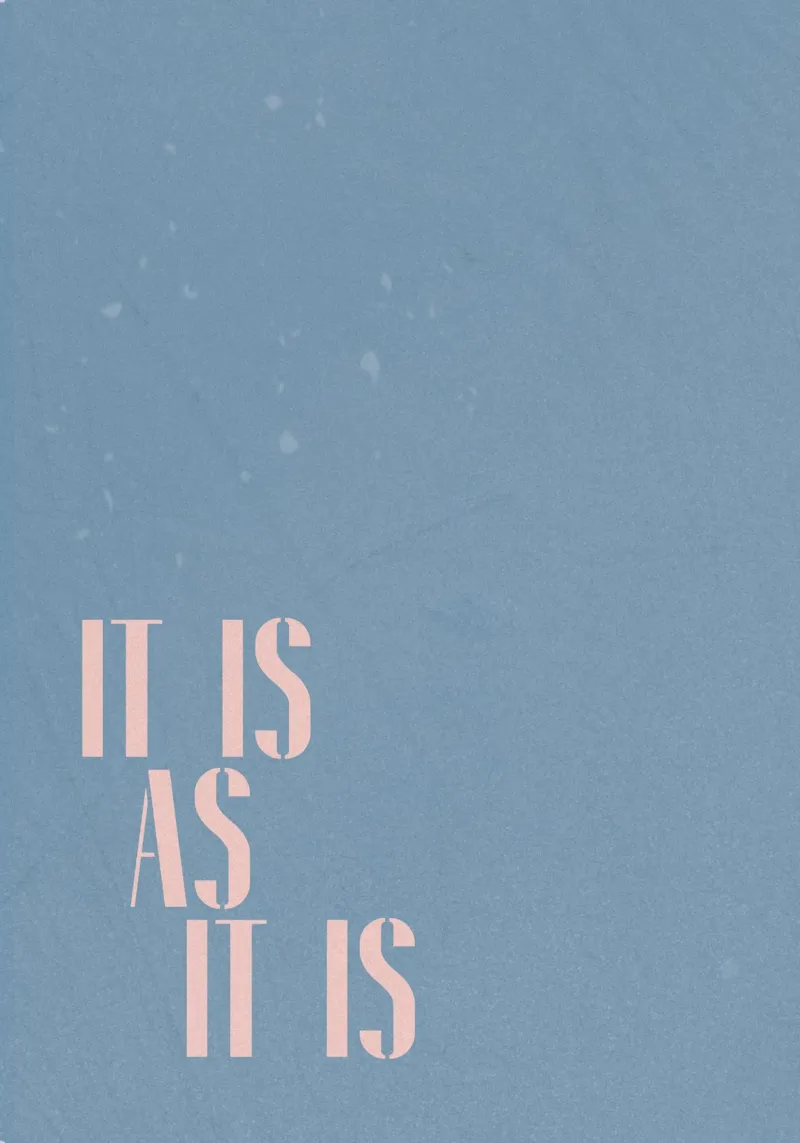 È così com'è poster con telaio in plastica da PurePeachStudio