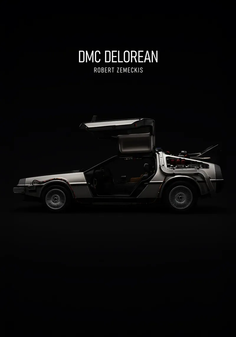 Back to the Future poster con telaio in legno da AlexAuto