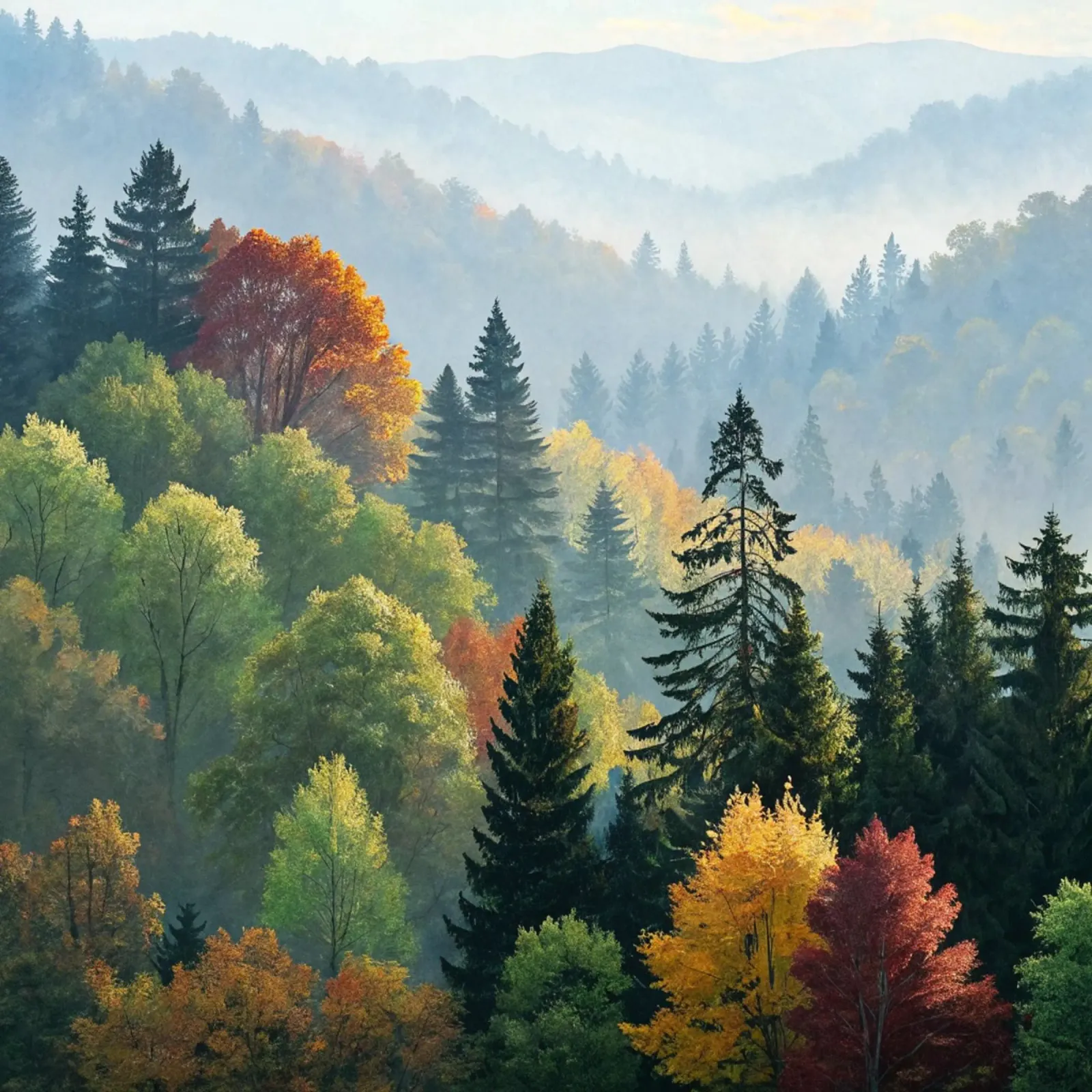 L'abbraccio dell'autunno poster da Artistic-shop