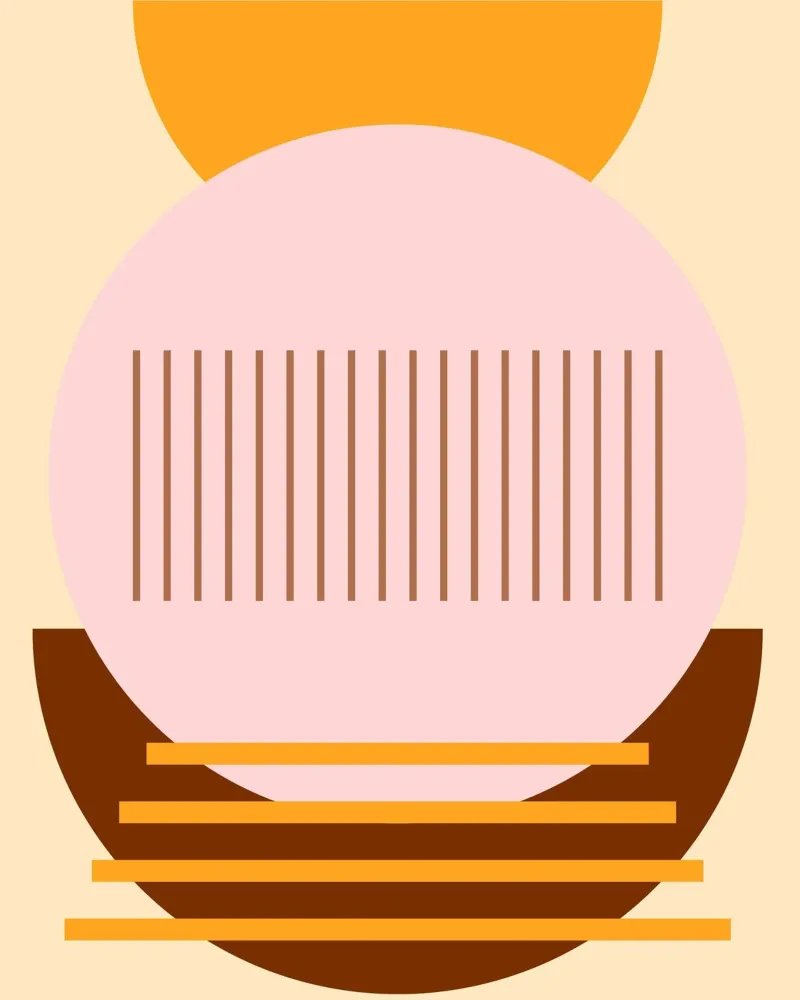line circle minimal 03 poster de Creaton
