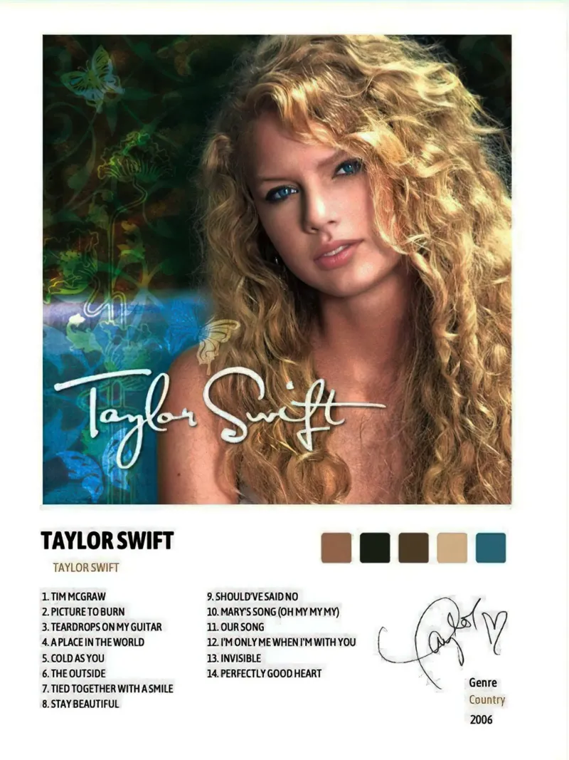 Taylor Swift tela con Cornice a cassetta da Roronoa7