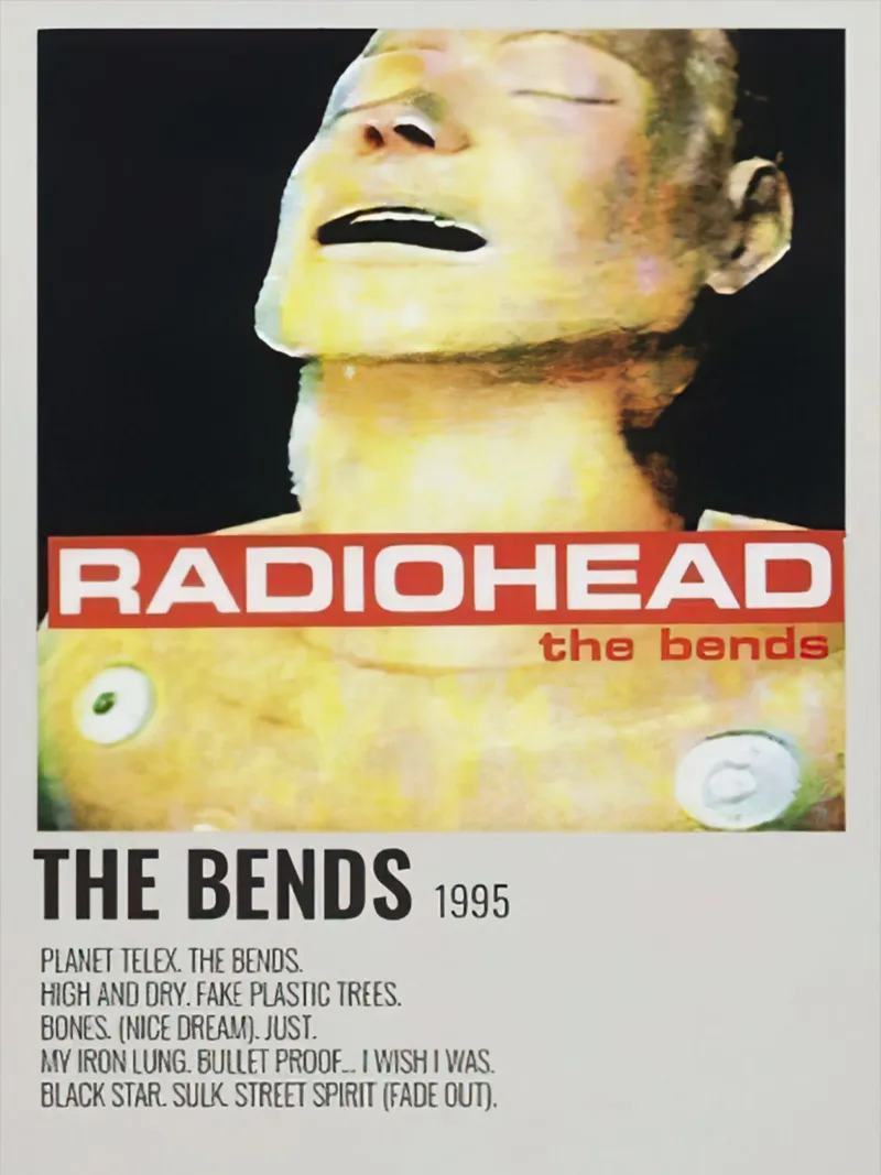 Radiohead The Bends poster da Roronoa7