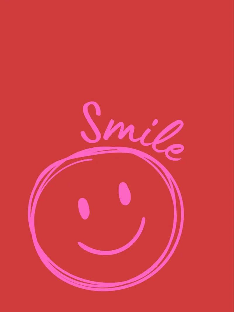 Smile tela con Cornice a cassetta da DigiWunderwerk