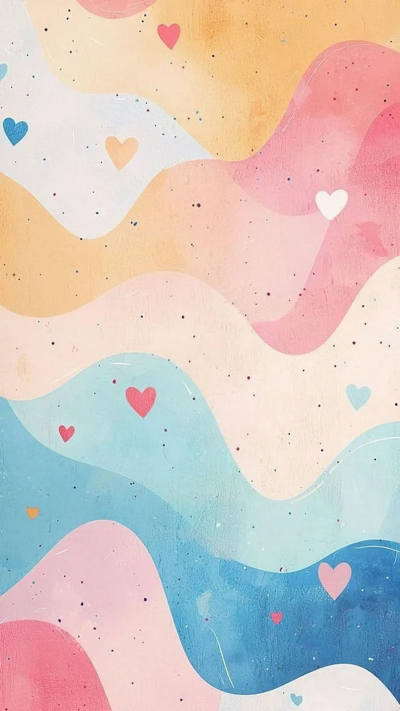 curve colorful gradient poster con telaio in legno da comura