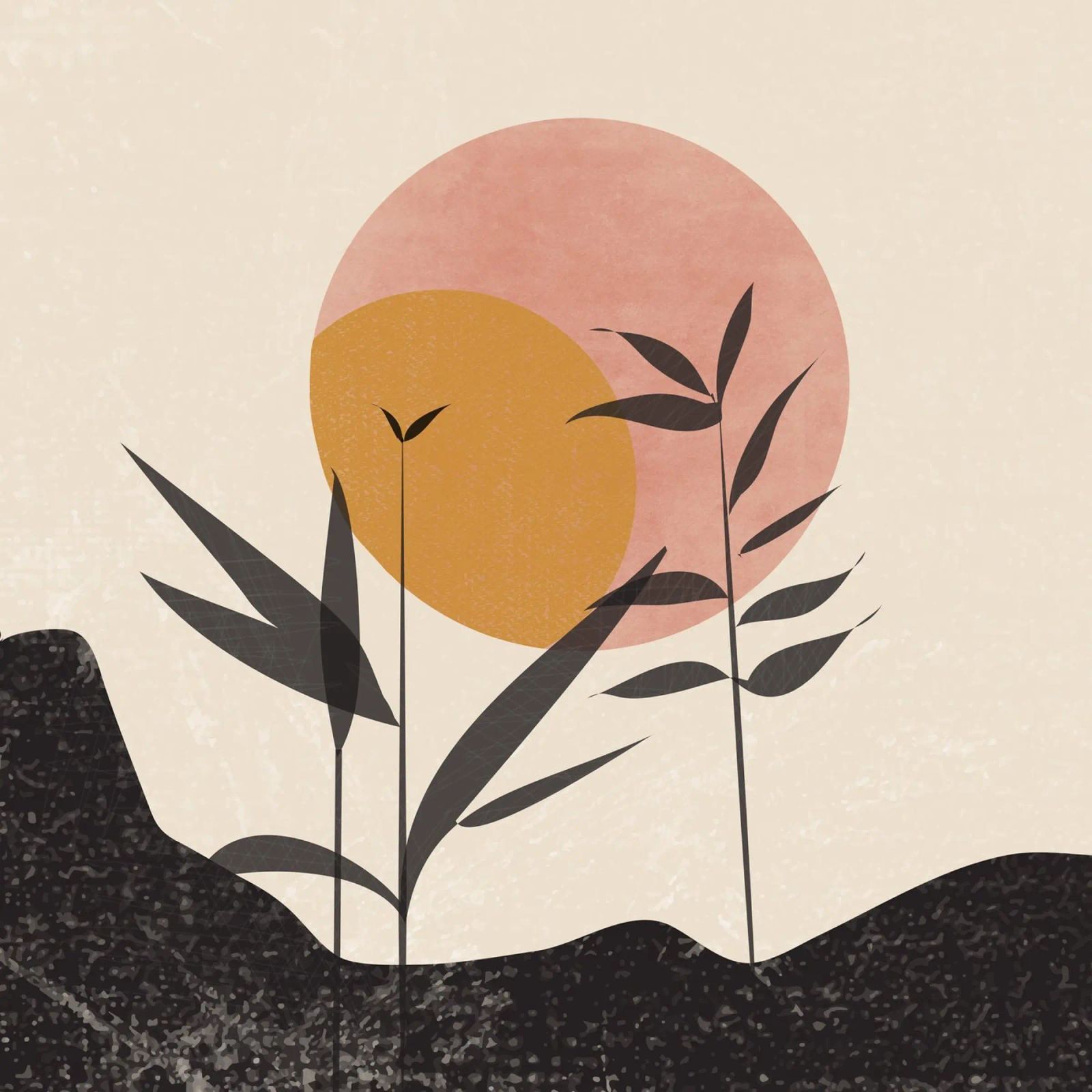 Végétation minimale poster de LaylaOzHome