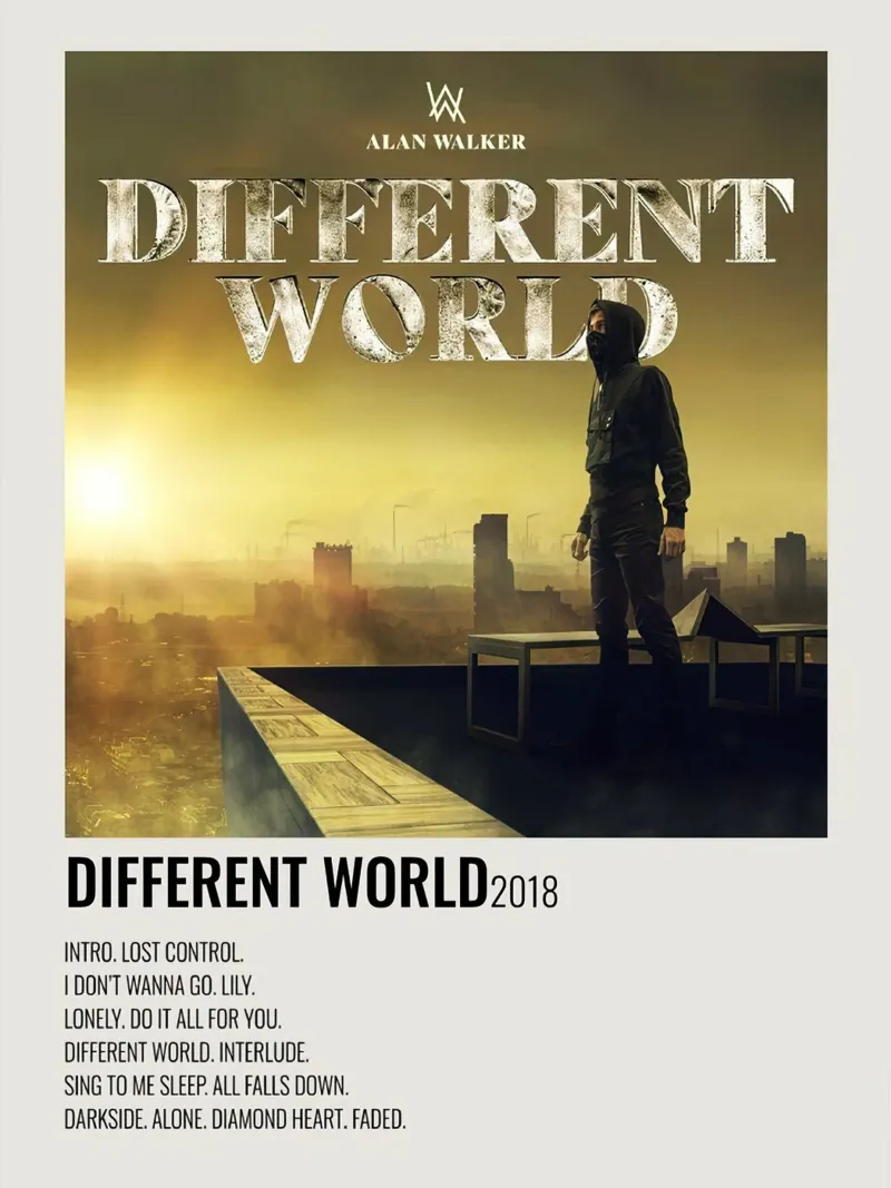 Alan Walker Different World pellicola backlit da Roronoa7