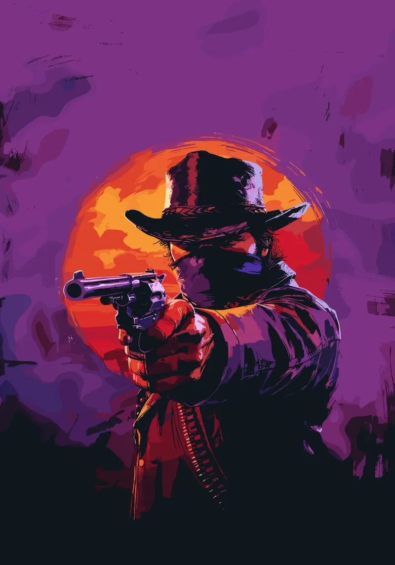 I GIOCHI DI RED DEAD REDEMPTION pellicola backlit da posterindo