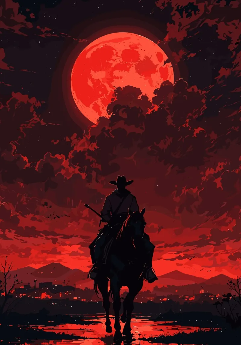 I GIOCHI DI RED DEAD REDEMPTION pellicola backlit da posterindo