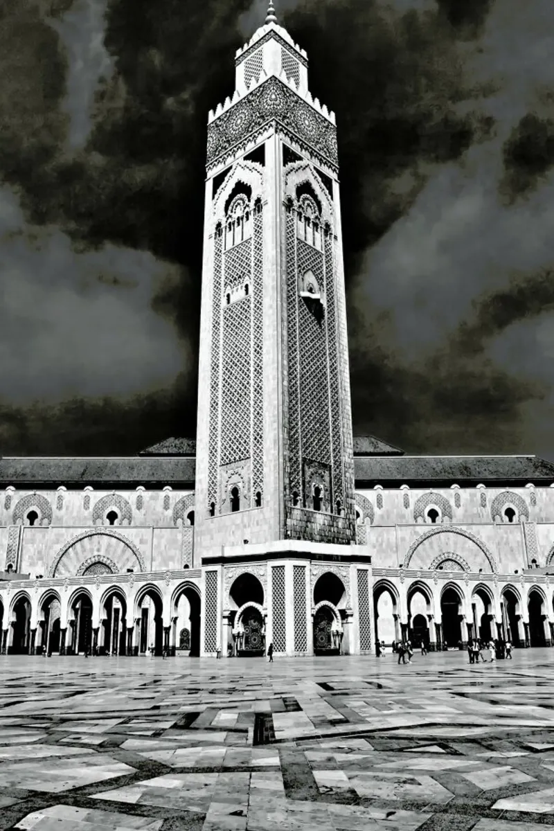 Hassan II Mosque pellicola backlit da anderm