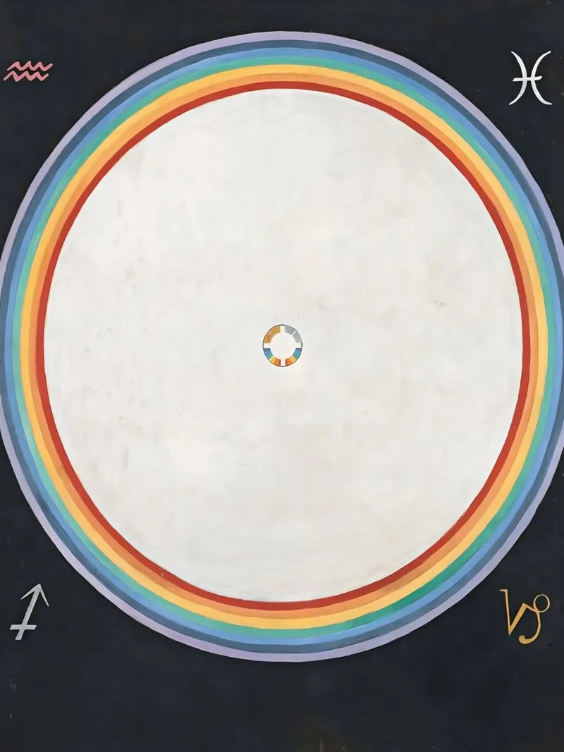 Hilma af Klint - La colombe n° 14 Groupe IX-UW n° 38 hahnemühle de William Store
