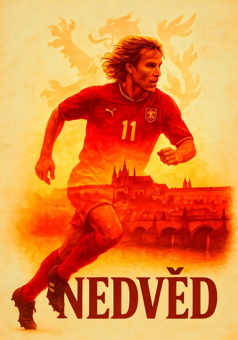 Pavel Nedved alluminio dibond da Cyberpunk Canvas
