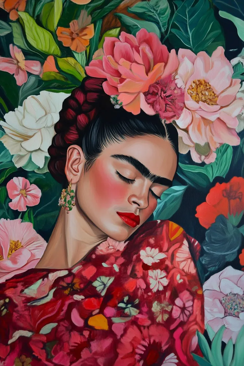 Sogno di fiori con Frida pellicola backlit da Carinaprint