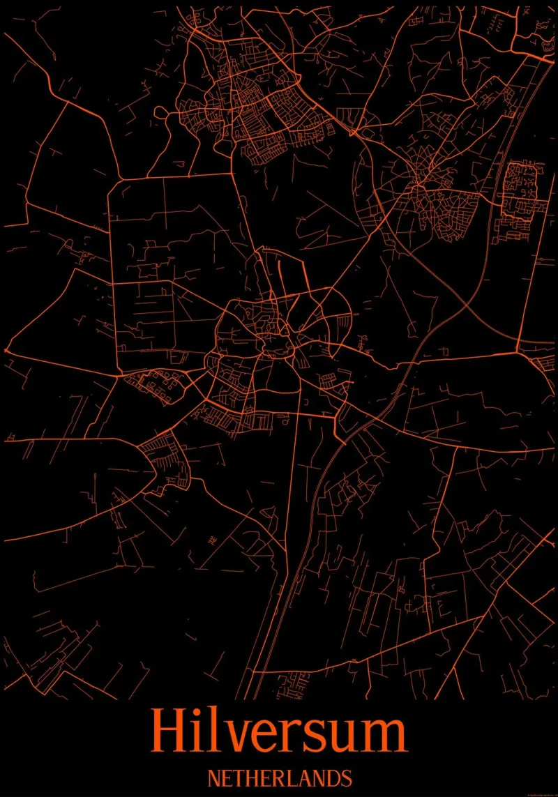 Hilversum carta hahnemühle da MiMap