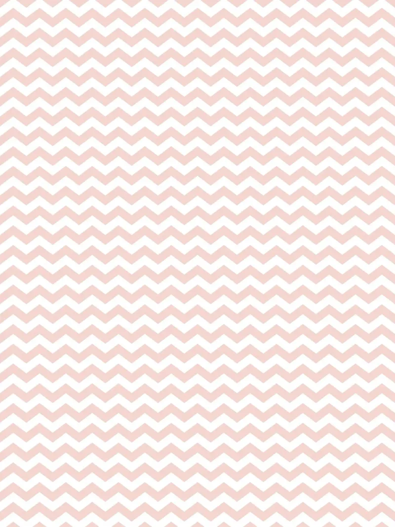 Minimal Basic Simple Chevron Pattern | Dusty Pink and White (Rosa e Bianco) poster con telaio in legno da Beauty in Simplicity