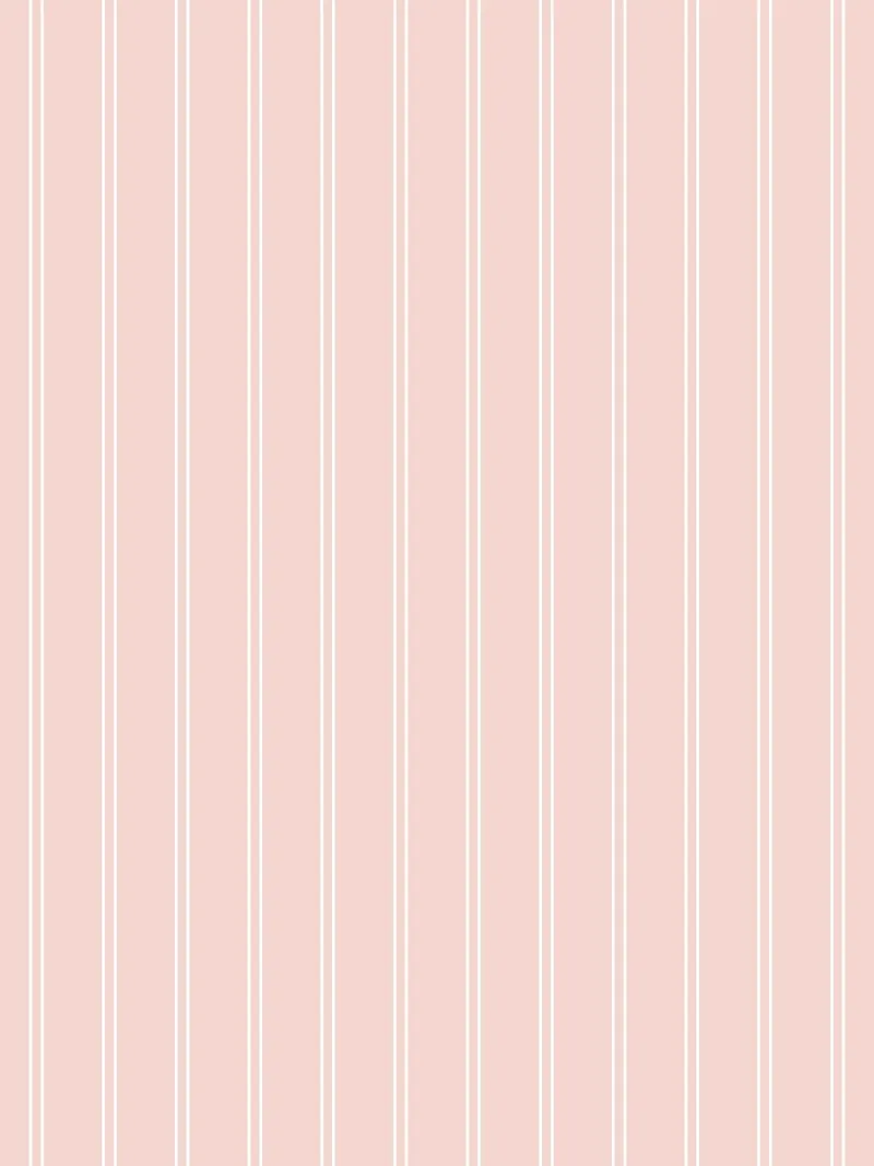 Doppie strisce minimaliste di base, bianche su rosa baby pallido. pellicola backlit da Beauty in Simplicity