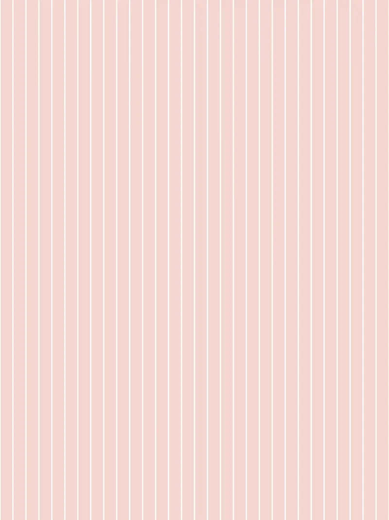 Minimal Basic Klassischer Nadelstreifen | Weiß auf staubigem Blassrosa Hahnemühle von Beauty in Simplicity