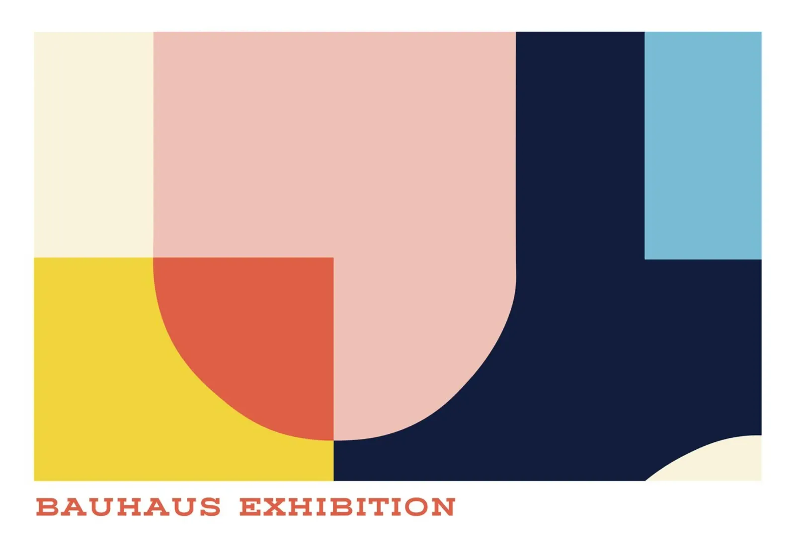 Bauhaus Color Block Art | Mid-Century Abstract Print hahnemühle de Grungeo