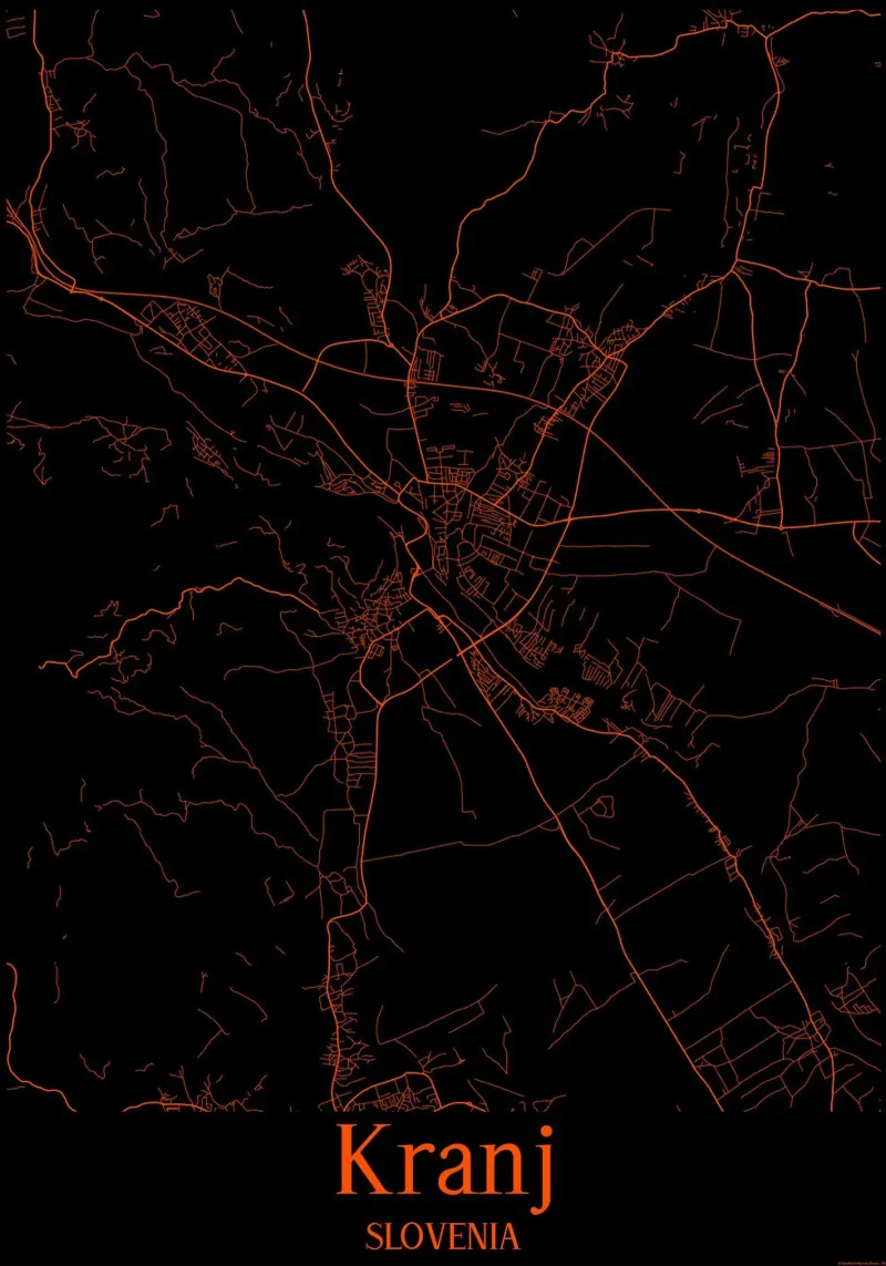 Kranj carta hahnemühle da MiMap