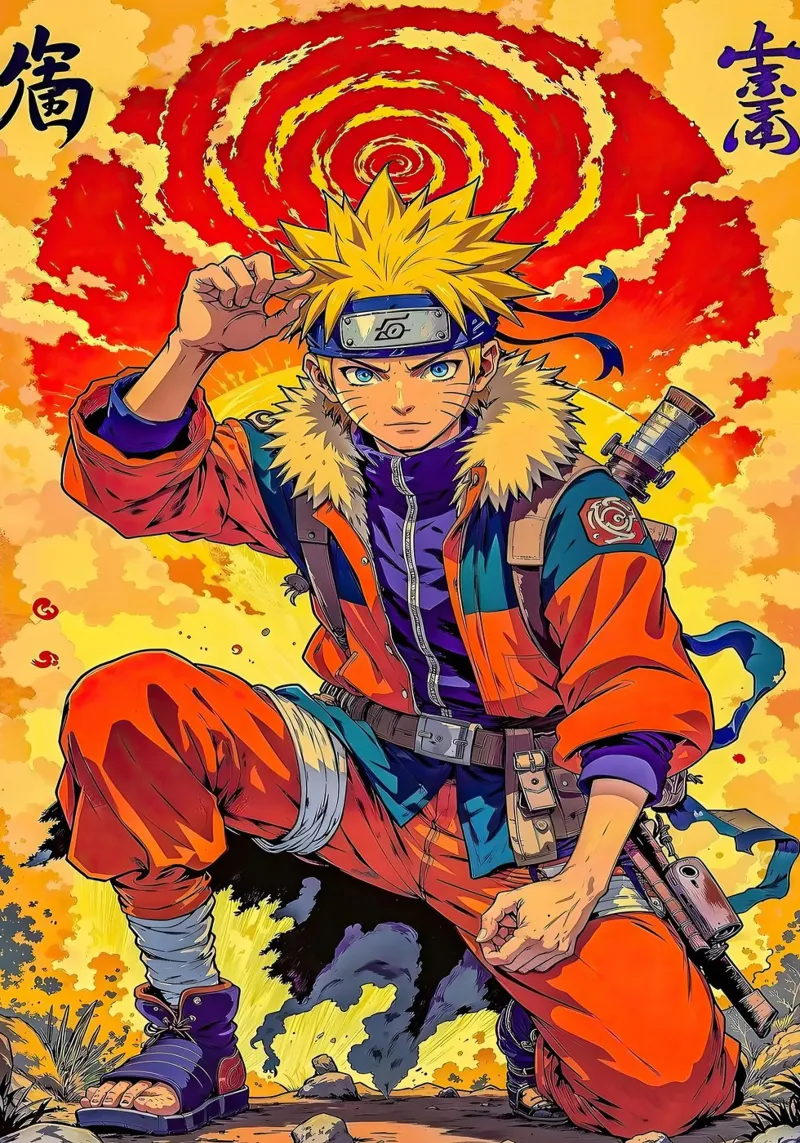 NARUTO SHIPPUDEN pellicola backlit da posterindo