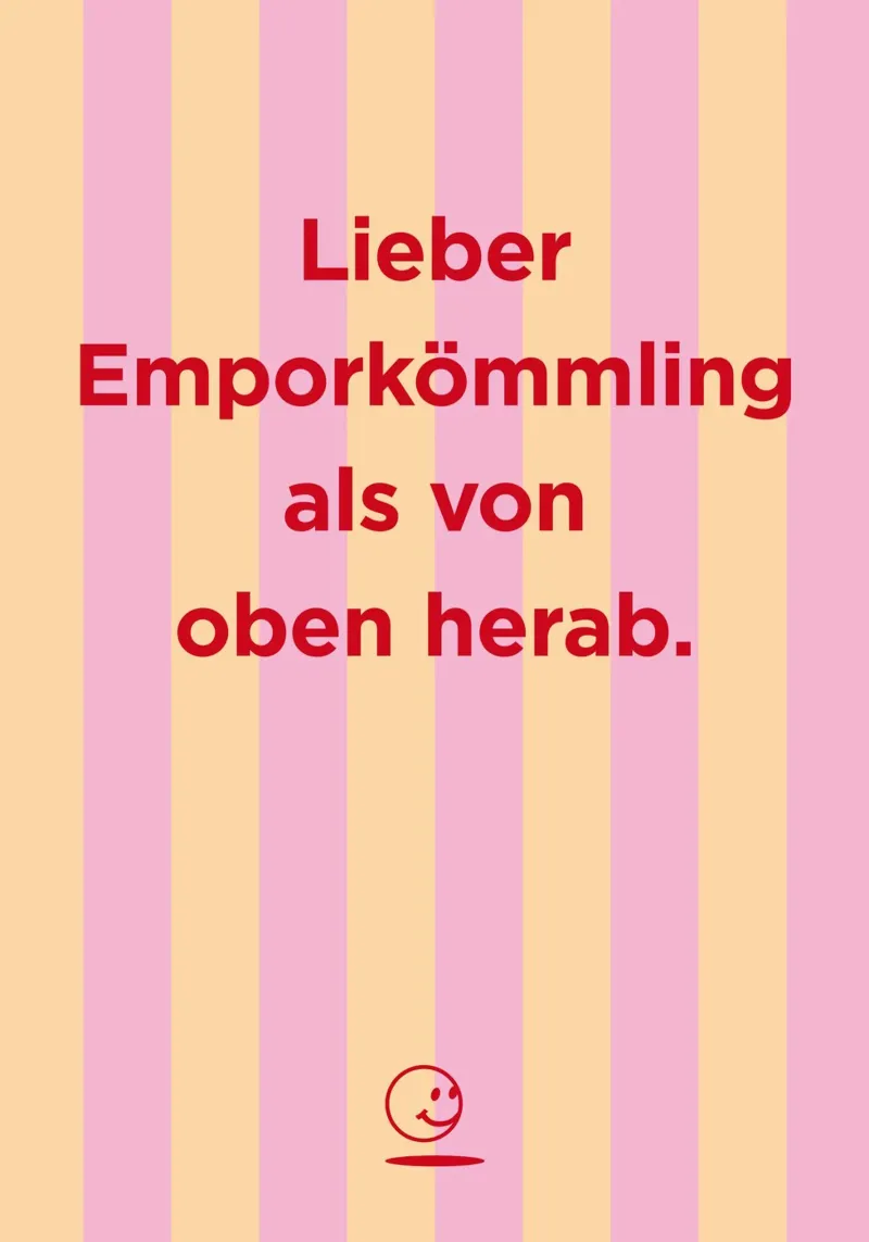 Emporkömmling plexiglass da Art Fart
