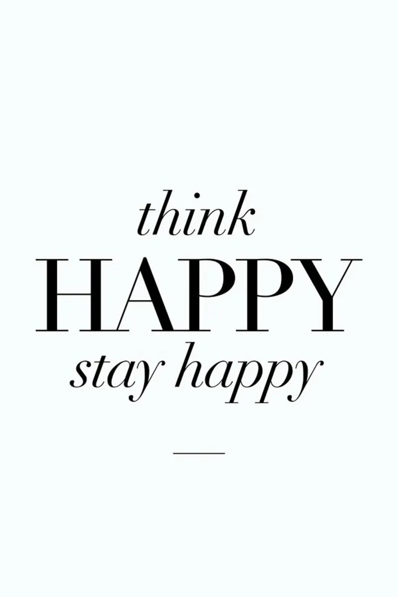 Think Happy carta hahnemühle da Mottos by Sinan Saydik