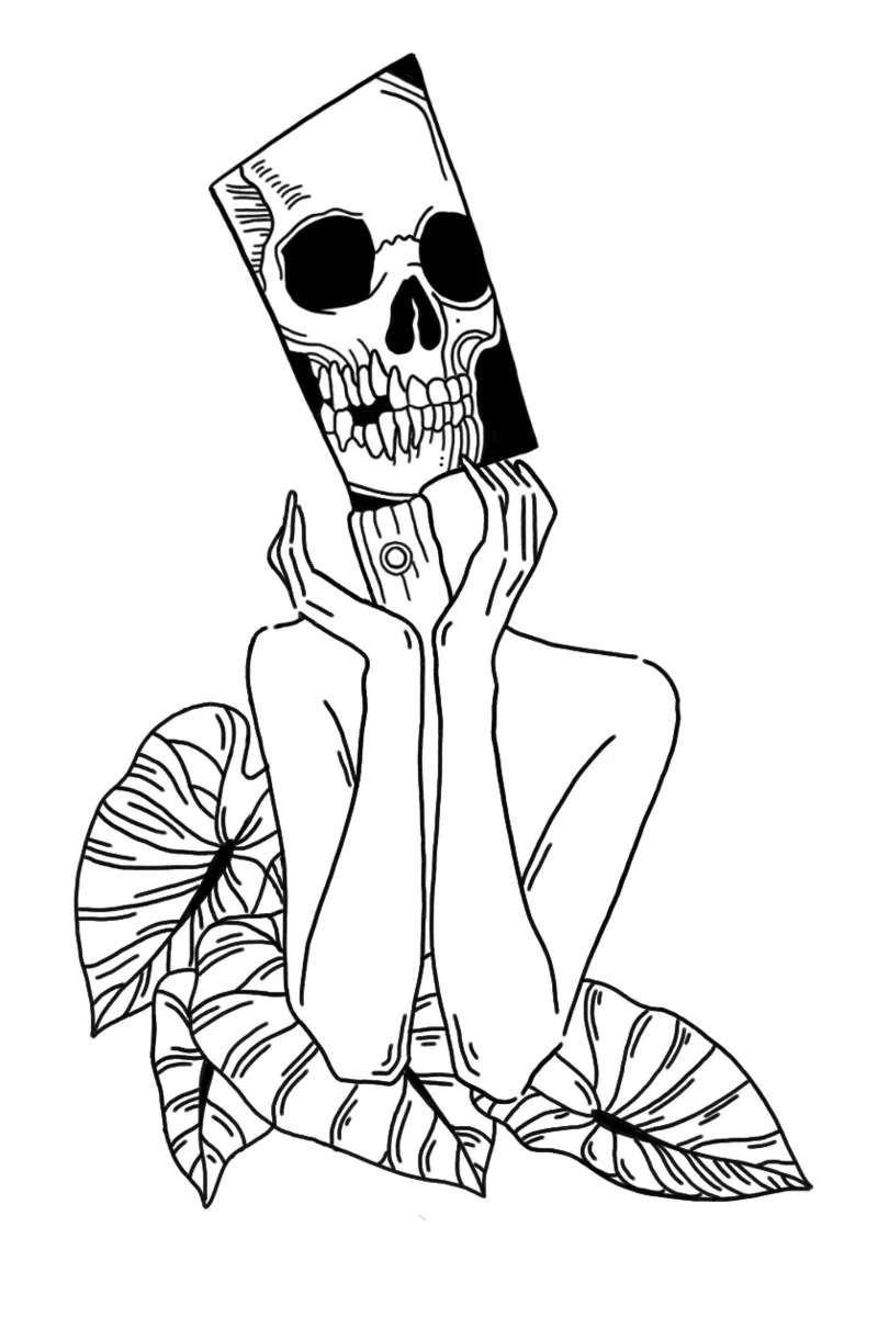 Overthinking pellicola backlit da byh.illustration